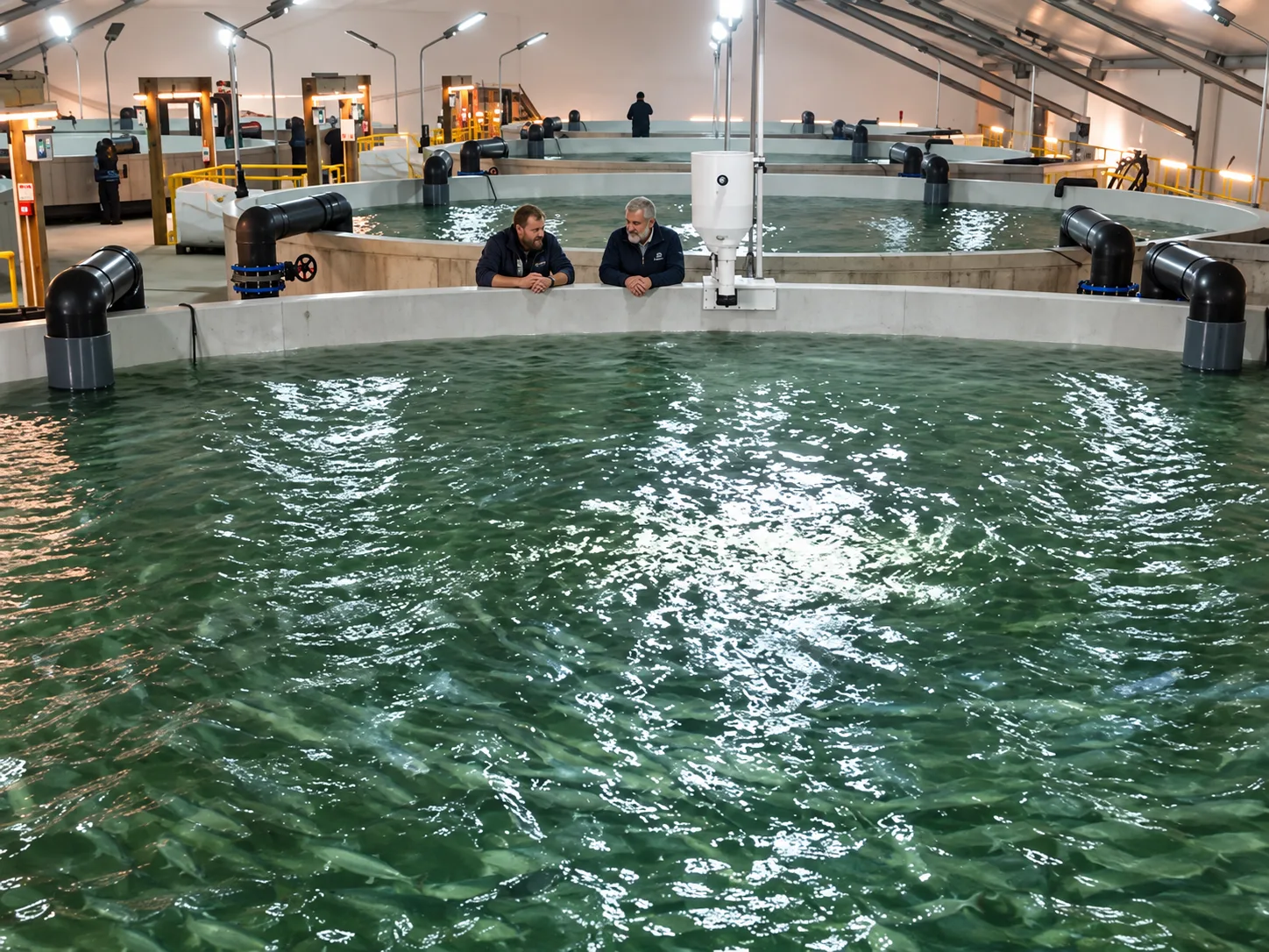 Indoor aquaculture facility