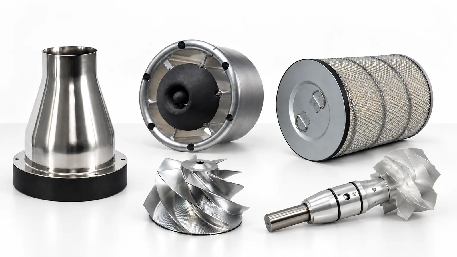 GALEX precision blower components